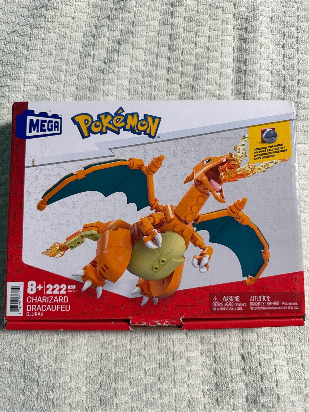 Pokémon Charizard Buildable Figure - Orange/Green
